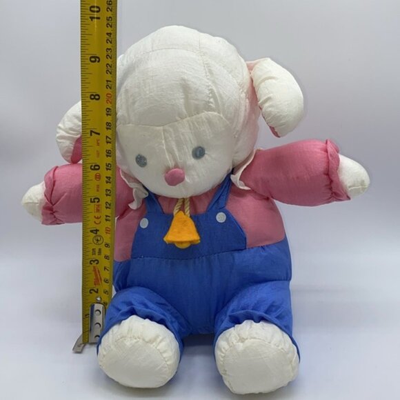 Department 56 Parachute Lamp Sheep Plush Easter Stuffed Animal Vintage - Picture 9 of 9